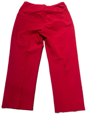 Tail Acrivewear Women's Red Mulligan Crop Pants Size 4 MSP$80 - 0
