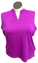 Nike Women's Purple Patterned Sleeveless Golf Top Size XL-1