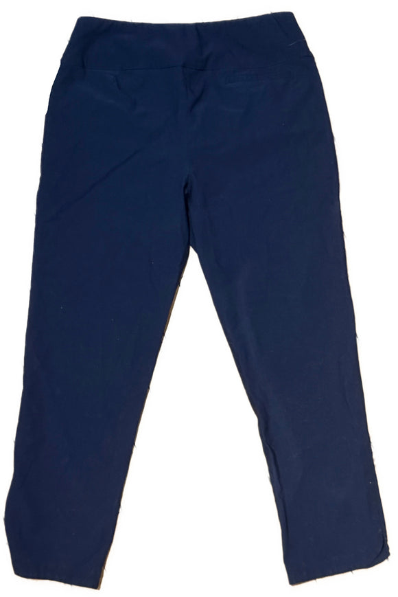 Lady Hagen Navy Stretch Golf Crop Pants Size XL
