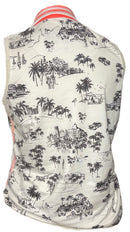 Lucky in Love Women's White "Amour" Print Sleeveless Top Size M-2