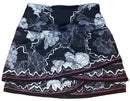 Lucky in Love Women's Black Golf Skort w/White Floral Accents Size S-1