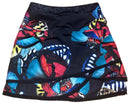 Lucky in Love Women's Black Butterfly Print Golf Skort Size S-1