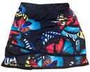 Lucky in Love Women's Black Butterfly Print Golf Skort Size S-2