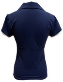 Kinona Navy Polo w/ White Trim Size XS-2