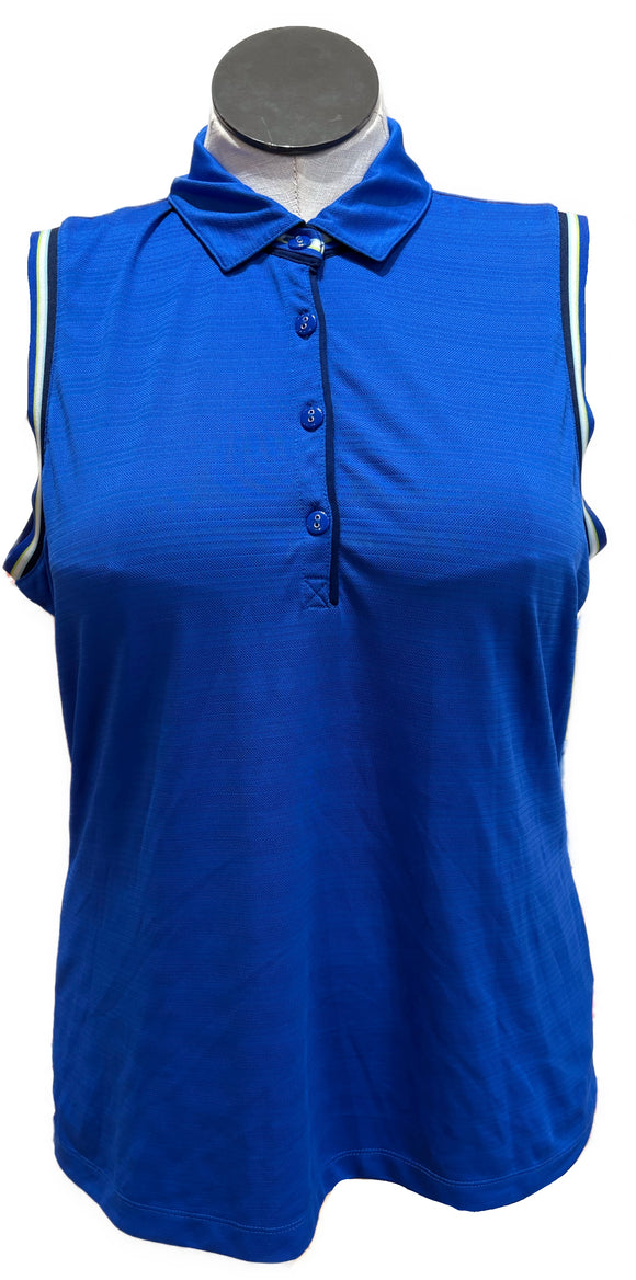 EP NY Royal Blue Sleeveless Polo Size XL