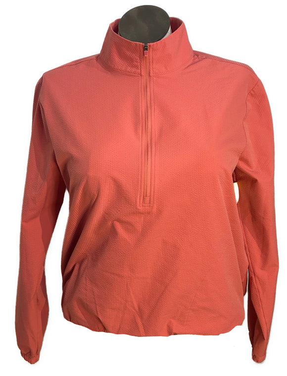 Walter Hagen Textured Coral Adjustable Pullover Size XL