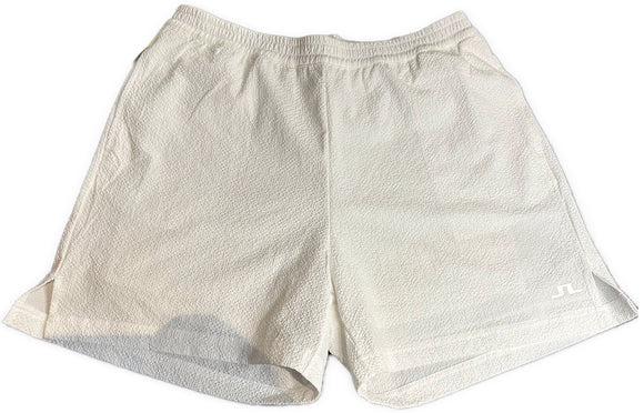 J. Lindeberg White Textured Diana Shorts Size L