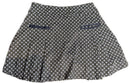 Scratch Seventy Women's Deep Navy Floral Pleated Golf Skort Size S-2