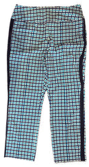 Kinona Women's Navy & Blue Plaid Golf Pants Size L-1