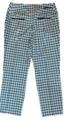 Kinona Women's Navy & Blue Plaid Golf Pants Size L-2