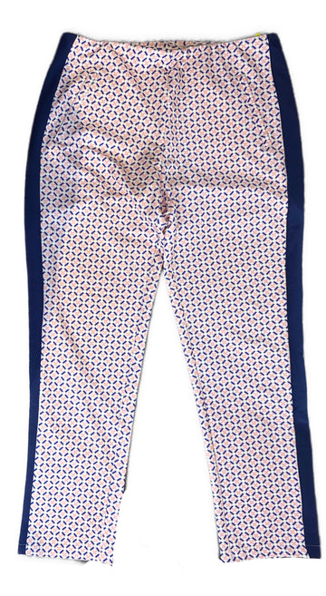 Tail Women's Pink & Blue Patterned Golf Pants Size 12