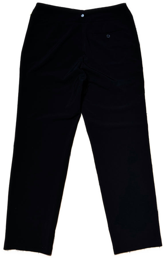 New EP NY Women's Black Tech Stretch Ankle Pant Size M MSP$115