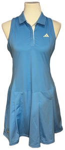 New Adidas Blue Sleeveless Pleated Golf Dress Size M MSP$120-4