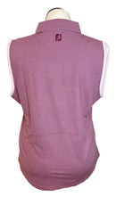 Footjoy Women's Purple Heathered Sleeveless Golf Top w/Logo Size XL-2