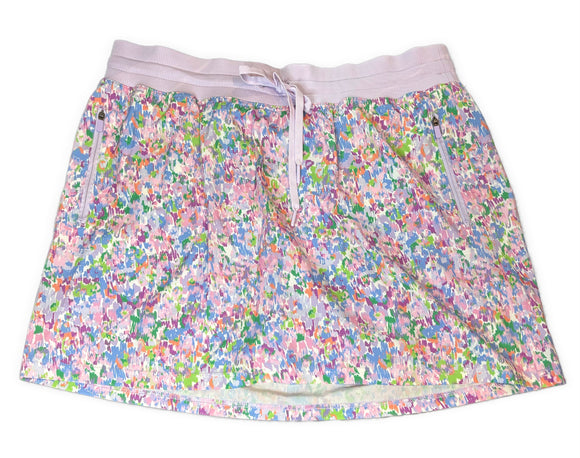 Tek Gear Women's Purple & Blue Patterned Golf Skort Size XL