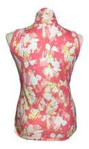 PGA Tour Women's Pink & White Floral Print Sleeveless Golf Top Size L-2