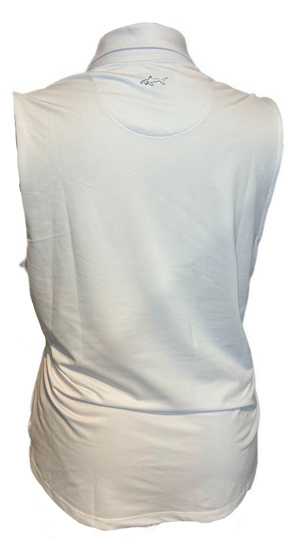 Greg Norman Women's Solid Pique Sleeveless Golf Top Size XL