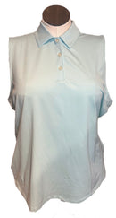 Greg Norman Women's Solid Pique Sleeveless Golf Top Size XL-3