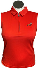 Daily Sports Textured Sleeveless Polo w/ Logo Size XL-3