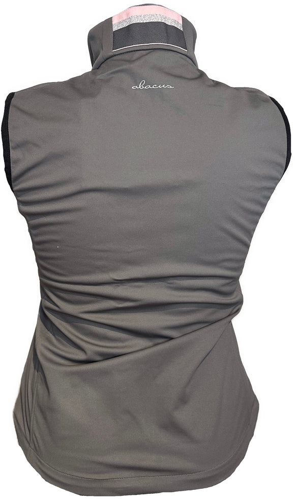 New Abacus Women's Gray Navan Softshell Vest Size M MSP$180