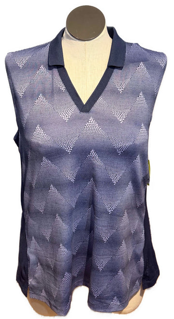 New Dunning Performance Zig Zag Dot Gradient - Night Sky Size XXL MSP$84