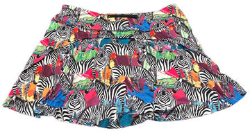 Fulbelle Multicolored Zebra Print Skort Size 2XL - 0