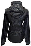 Women's Nike Full-Zip Black Running Rain Jacket w/Hood Size L-2