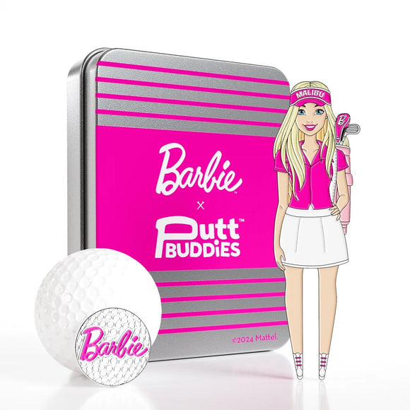 PuttBuddies Club Pro Barbie Divot Tool & Ball Marker Set