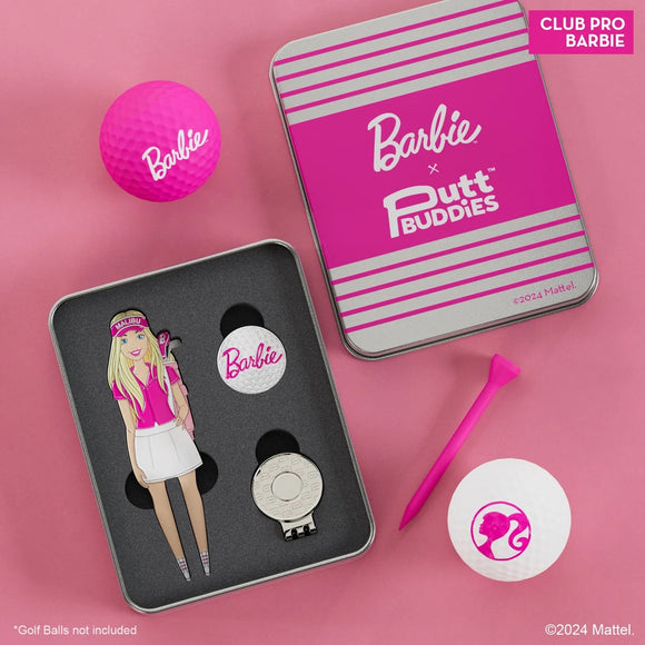 PuttBuddies Club Pro Barbie Divot Tool & Ball Marker Set