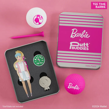 New Tee Time Barbie Divot Tool and Ball Marker Set - 0