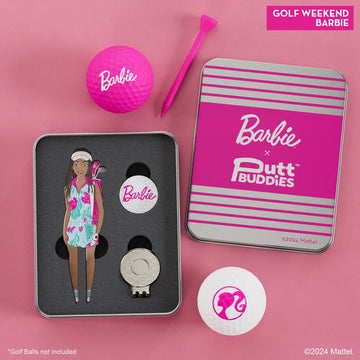 New PuttBuddies Golf Weekend Barbie Divot Tool & Ballmarker Set