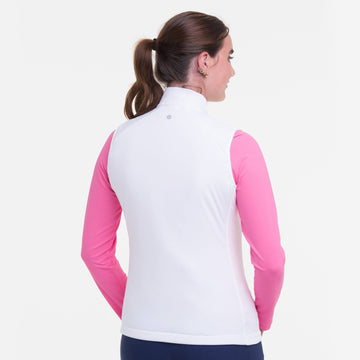 New EP NY White Vertical Quilted Golf Vest MSP$124 - 0