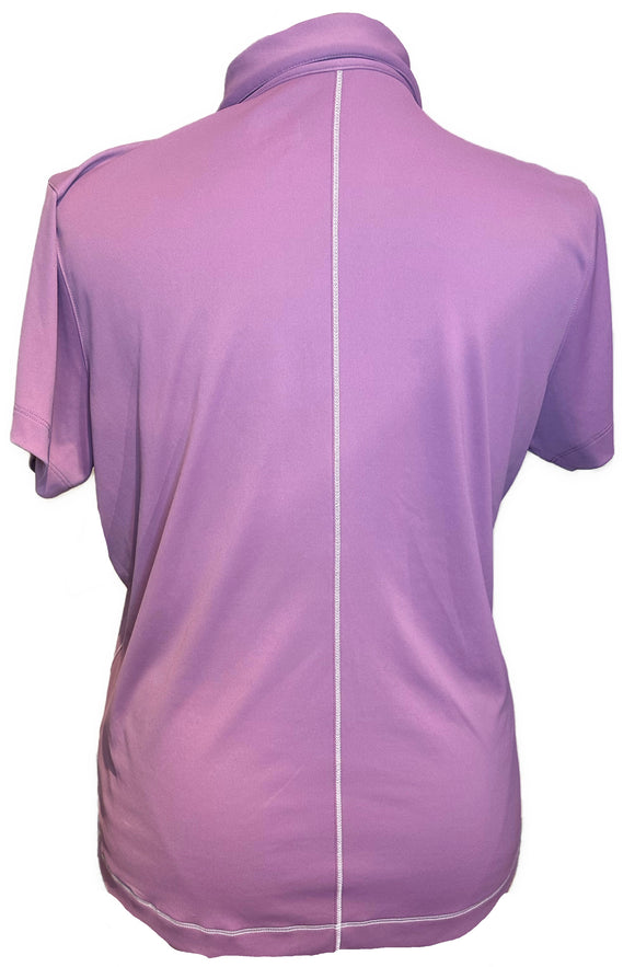 Slazenger Women's Purple Short Sleeve Golf Top Size XL