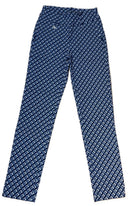 New Daily Sports Navy Geo Print Magic Pant Size 4 MSP$186-1