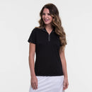 New EP NY Women's Short Sleeve Convertible Zip Mock Golf Polo MSP$68-3
