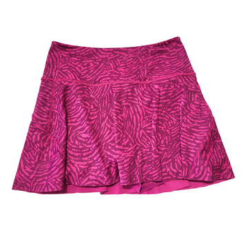 Athleta Magenta Ace Printed 13.5" Tennis Skort Size S - 0