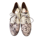 New Marc Joseph Snakeskin Pacific Golf Shoes - Cream Size 7.5 MSP$195-2