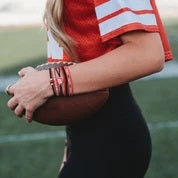 New K'lani "University of Wisconsin" Game Day Hair Tie Bracelets - 0