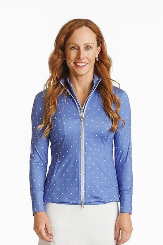 New Amy Sport Women's Petite Jem Jacket - Persian Jewel Logo MSP$248