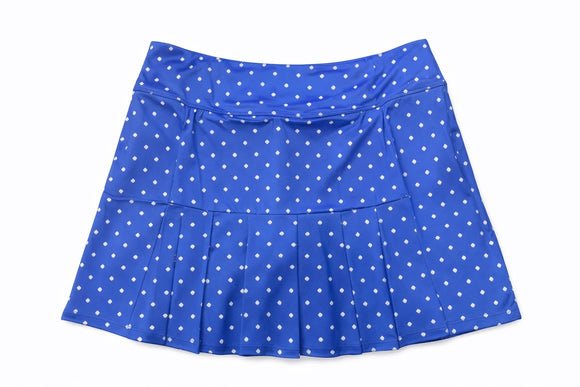 New Amy Sport Marisa Pleated Skort - Persian Jewel Logo 16" MSP$160