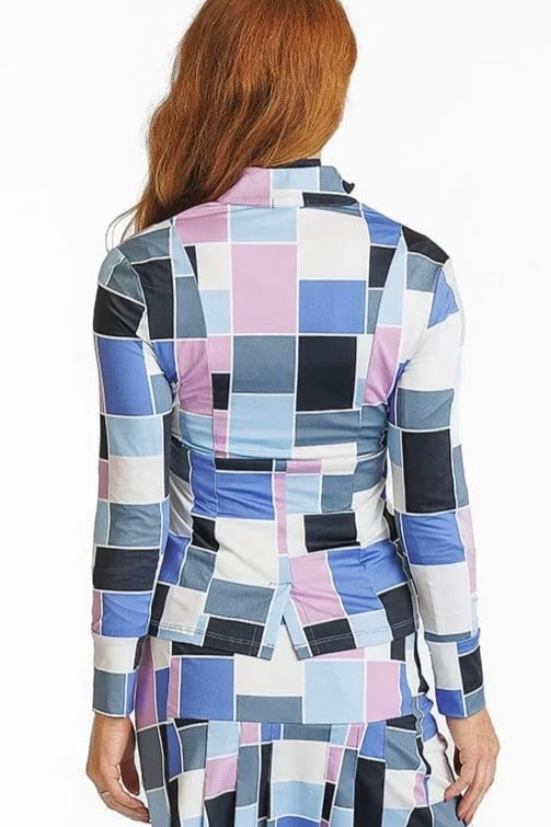 New Amy Sport Petite Jems Golf Jacket - Color Block MSP$248