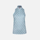 New Swannies Women's Sonora Racerback Golf Polo - Seafoam-3