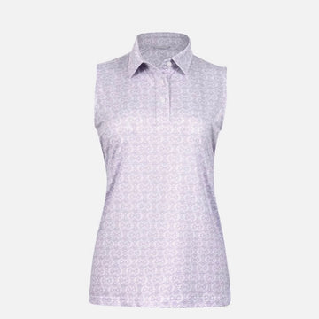 New Swannies Women's Lumina Sleeveless Golf Polo - Lilac