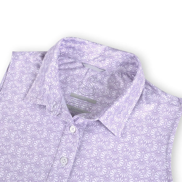 New Swannies Women's Lumina Sleeveless Golf Polo - Lilac