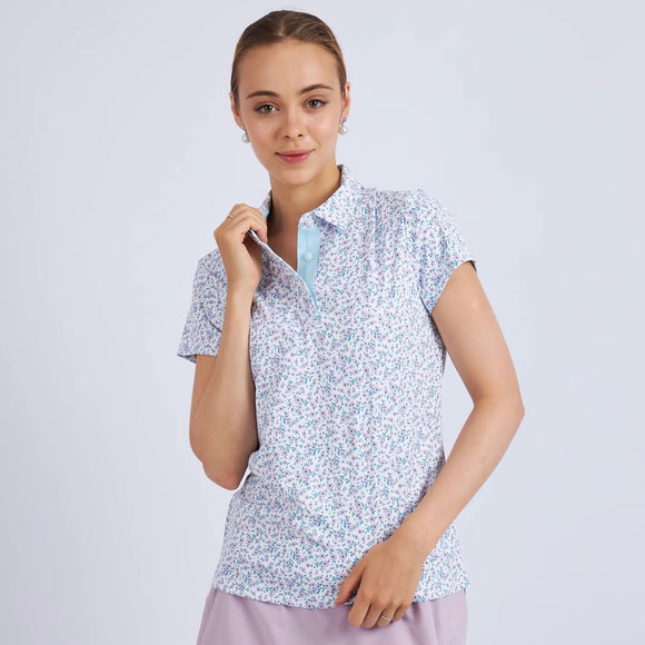 New Swannies Women's Talia Golf Polo - Lilac