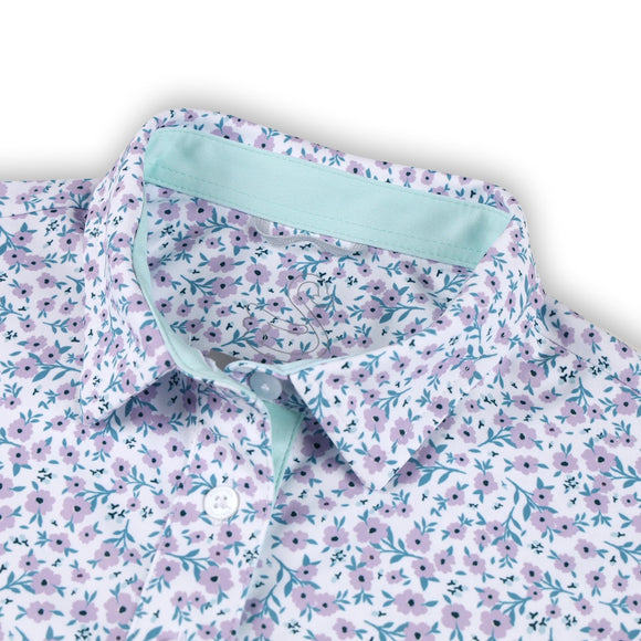 New Swannies Women's Talia Golf Polo - Lilac