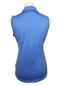 Jofit Periwinkle Zip Sleeveless Polo Size S-2
