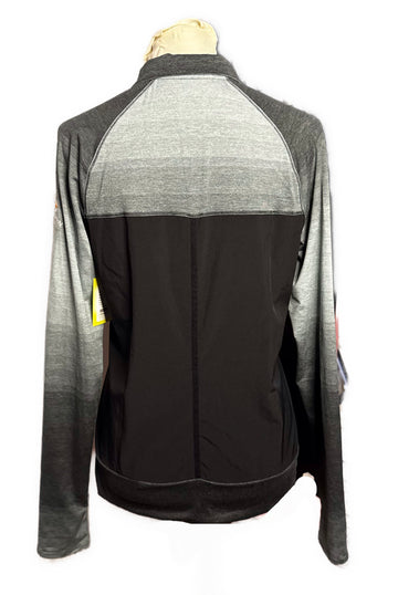 Adidas Women's Black & Gray Ombre Golf Pullover w/Logo Size M - 0