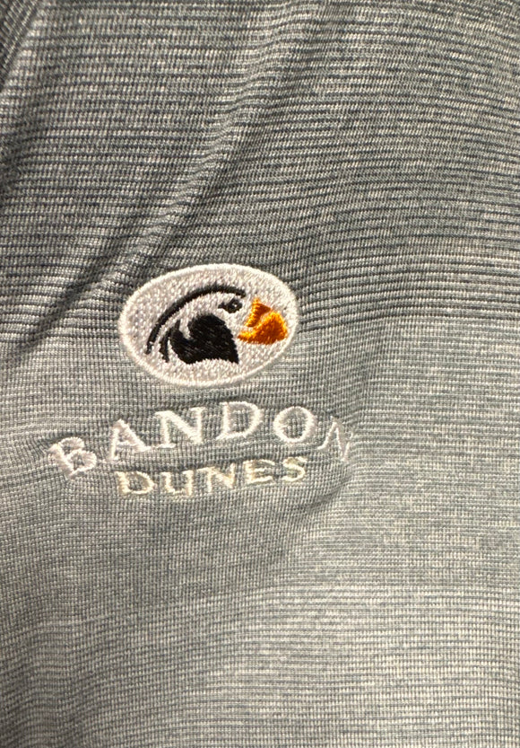 Adidas Women's Black & Gray Ombre Golf Pullover w/Logo Size M