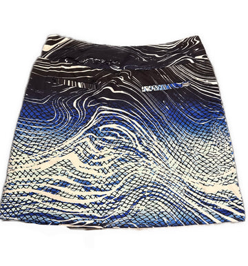 Tail Women's Black & Navy Ombre Print Golf Skort Size S - 0